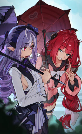 Yuzuha and Vivian - Zenless Zone Zero Yuzuha and Vivian - Zenless Zone Zero
